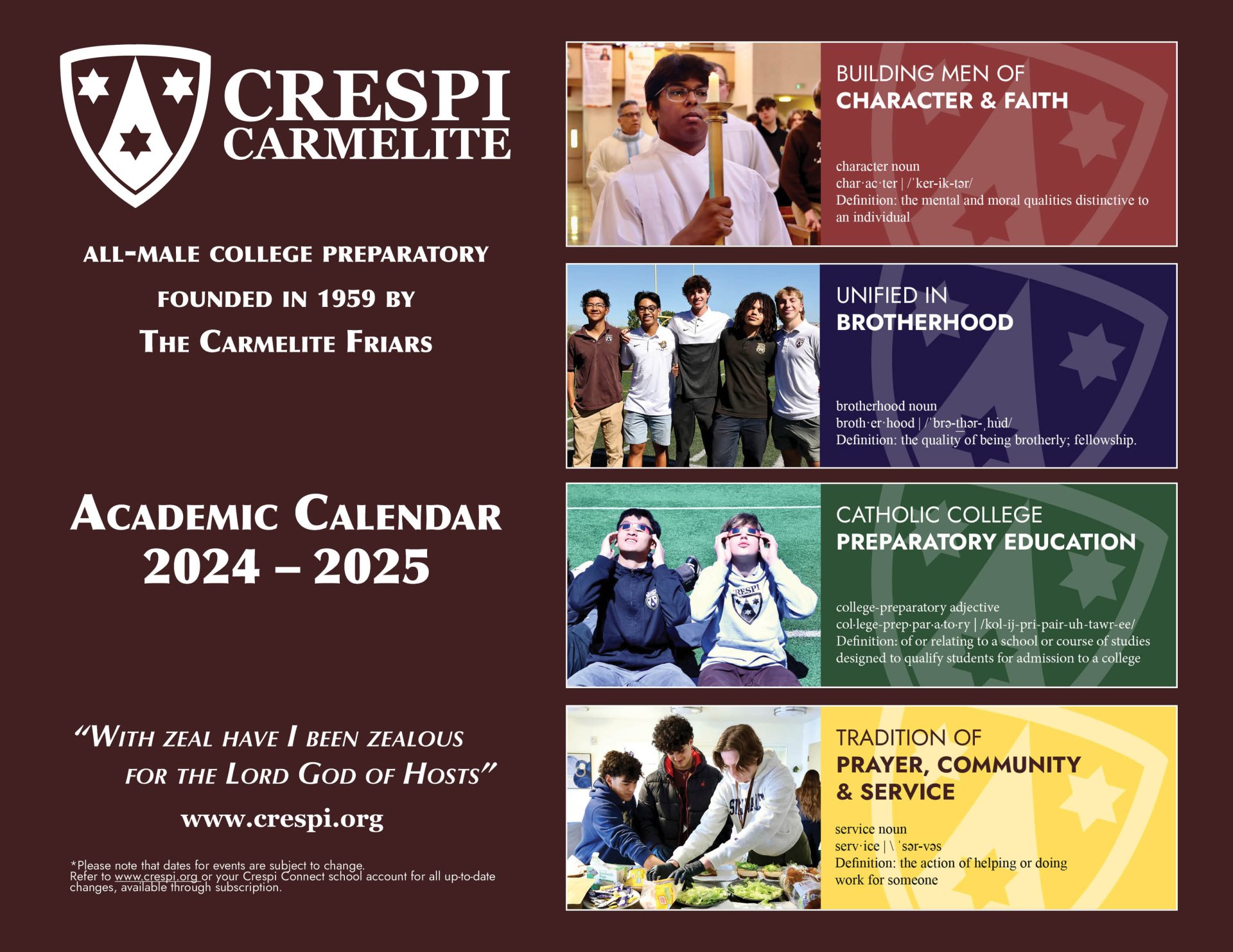 2024-2025 Academic Calendar